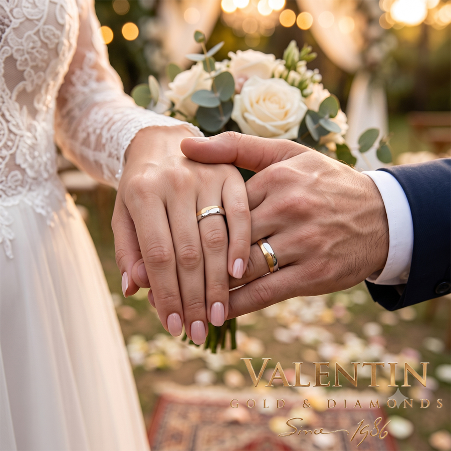 Златни сватбени халки 4658 6 4658 WEDDING