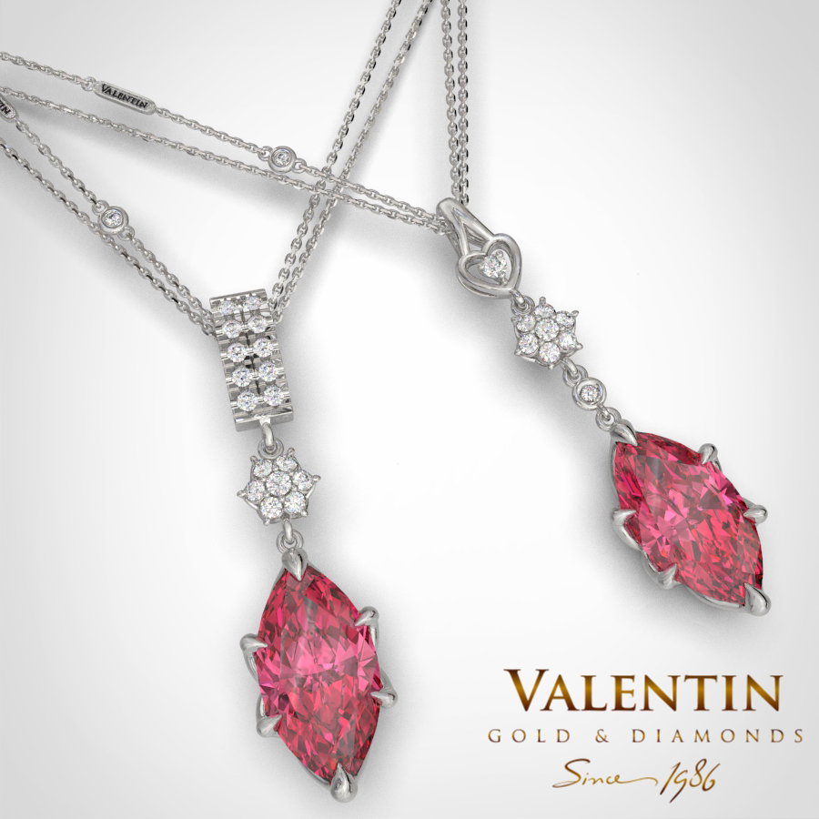 Art 6935 Tourmaline Pink White