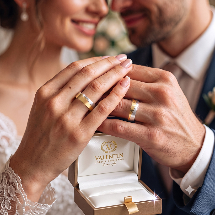 Златни сватбени халки 4199 6 4199 WEDDING