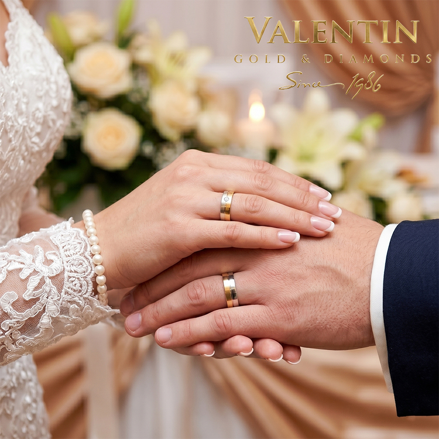Златни сватбени халки 4335 6 4335 WEDDING 2