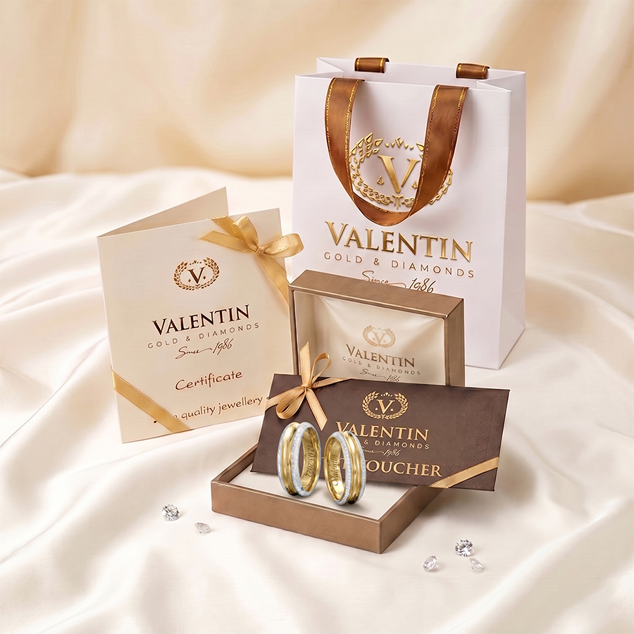 Златни сватбени халки 4384 4385 5 4384 4385 PACKAGING