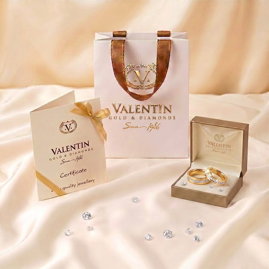 Златни сватбени халки 4427 4428 5 4427 4428 packaging