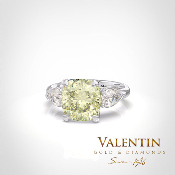 Дамски пръстен Cushion Diamond 4766 - Image 2
