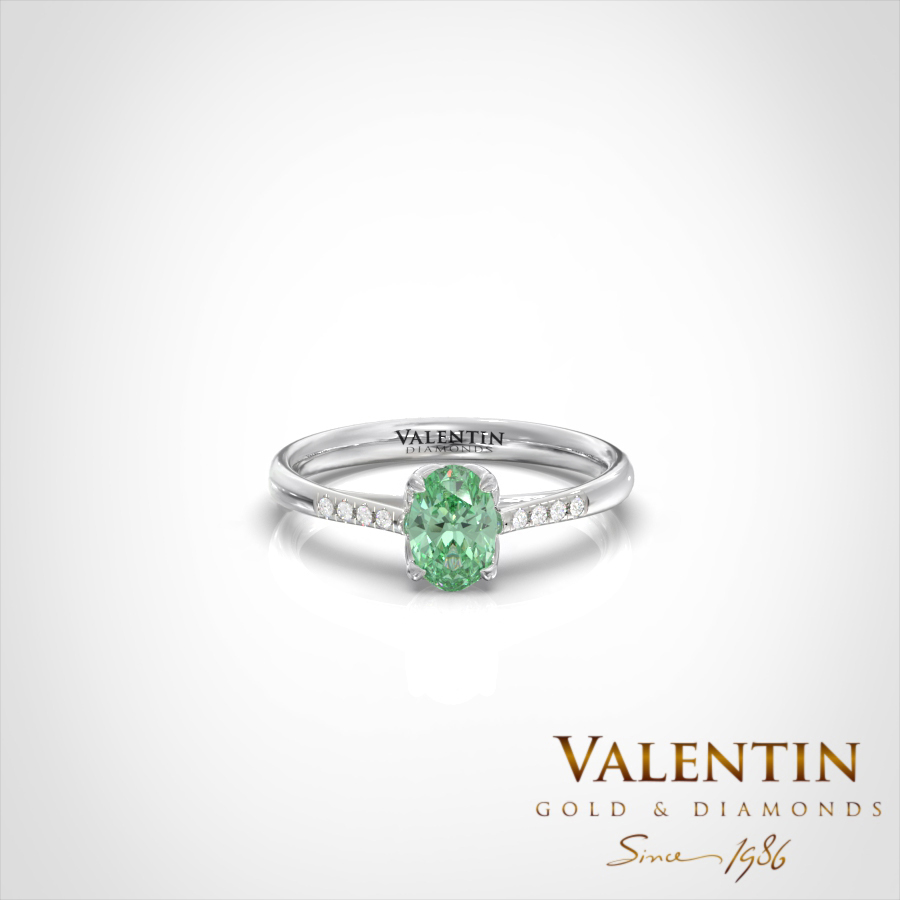 4761 Oval Amor Em White 2