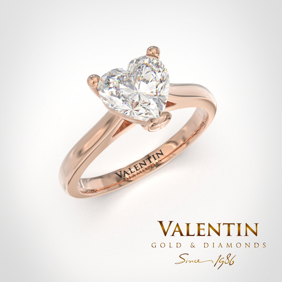 4718 classic heart pink