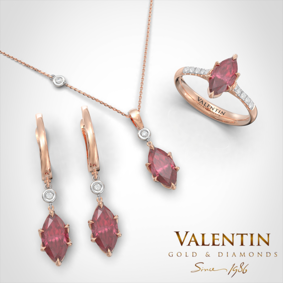 4758 6935 7614 10 x 5 Ruby Pink RODII