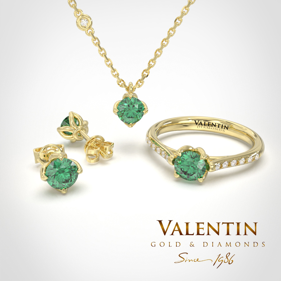 4761 6903 7581 Colourful Lotus Emerald Yellow