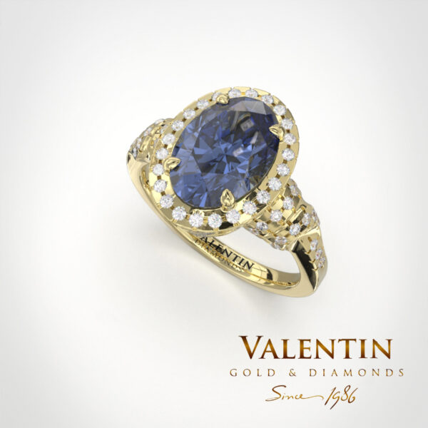 4477 Ti amo Sapphire Yellow