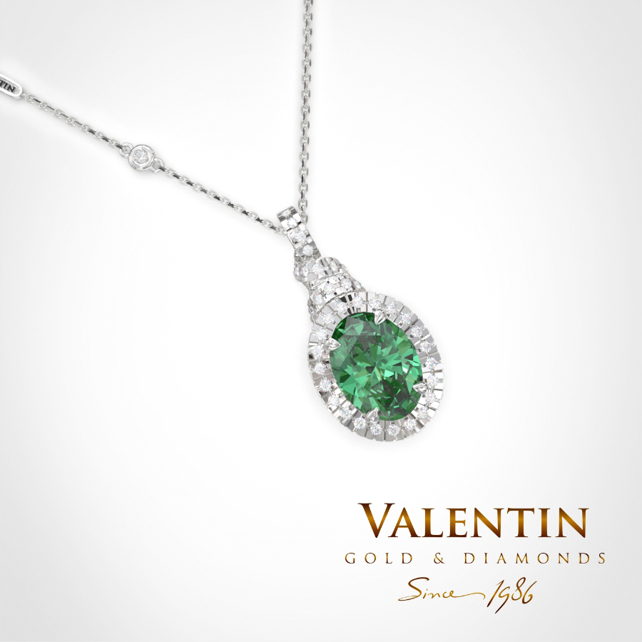 6567 Ti amo Emerald White 2