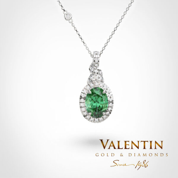 6567 Ti amo Emerald White