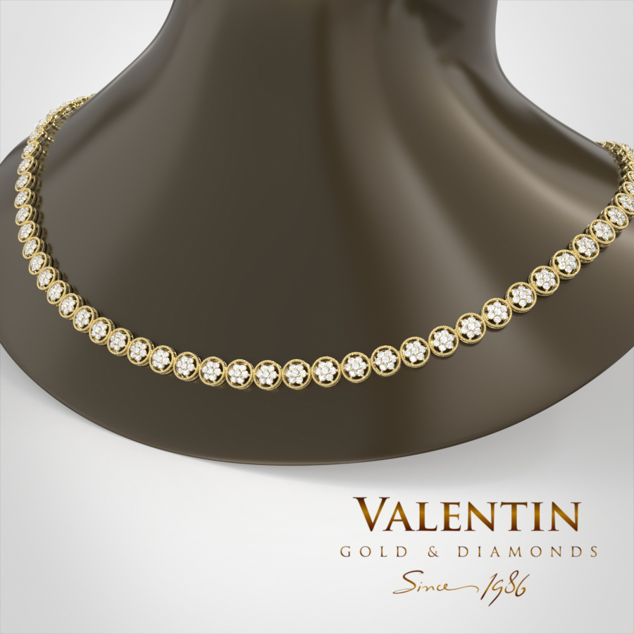 8358 necklace Yellow 1