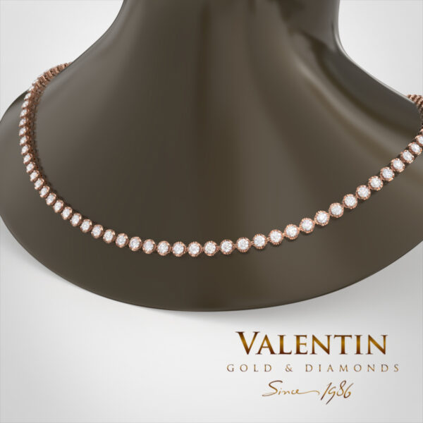 8357 necklace Pink