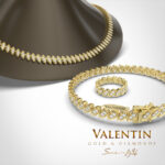 8356 Necklace 8356 Bracelet 4756 Wedding Ring Yellow