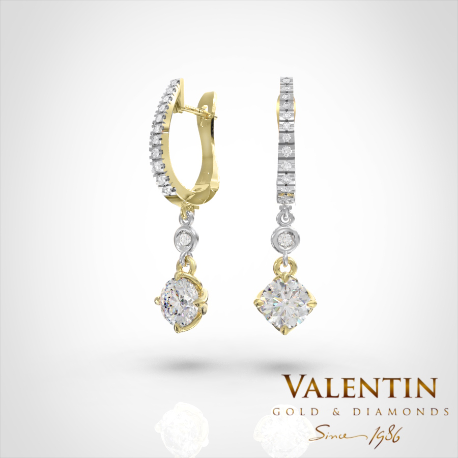 7613 Lotus Extended Diamond Yellow 2 Rodii