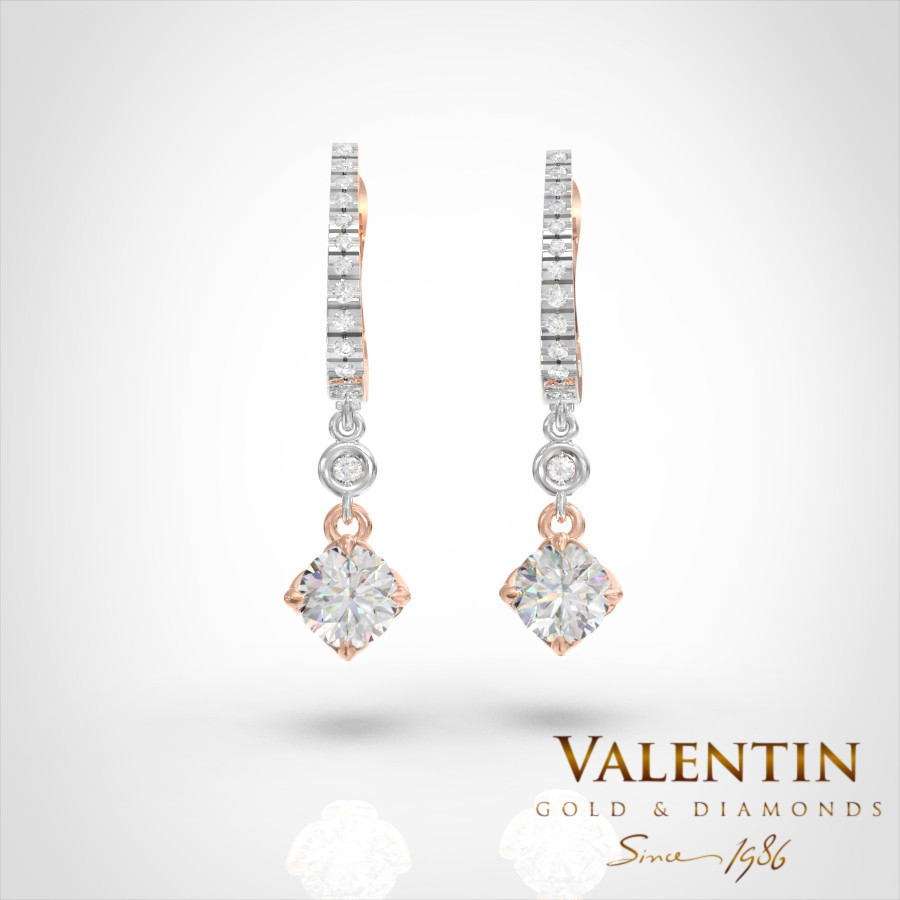 7613 Lotus Extended Diamond Pink Rodii