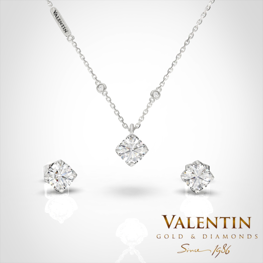 6903 7581 Diamond Lotus White