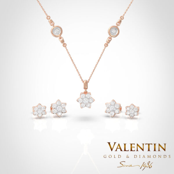 6933 7600 7600 Pink | Valentin Gold & Diamonds 6933 7600 7600 Pink