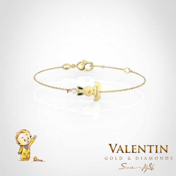 8339 - 4 Rabbit Ellipse Yellow