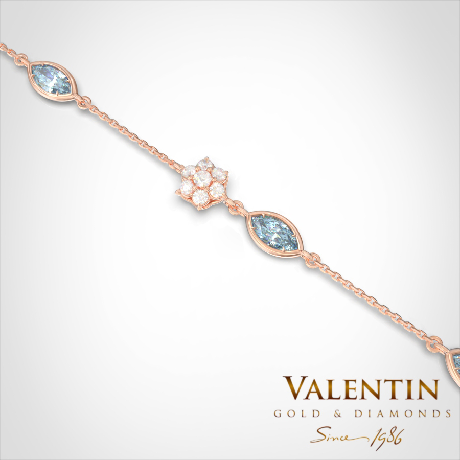 8342 2 Aqua Big Pink