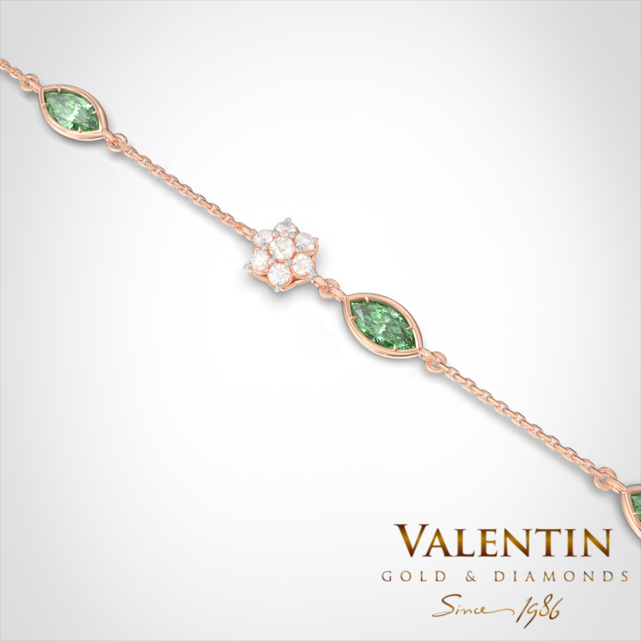 8342 2 Emerald Big Pink