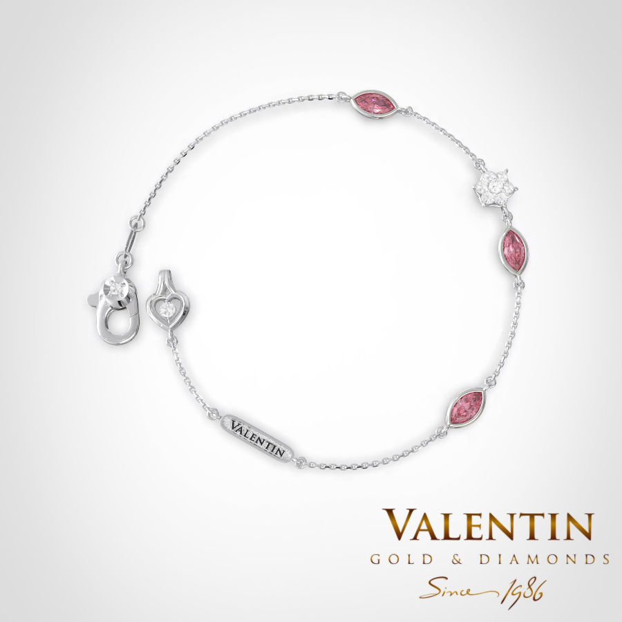 8342 2 Pink Tourmaline White