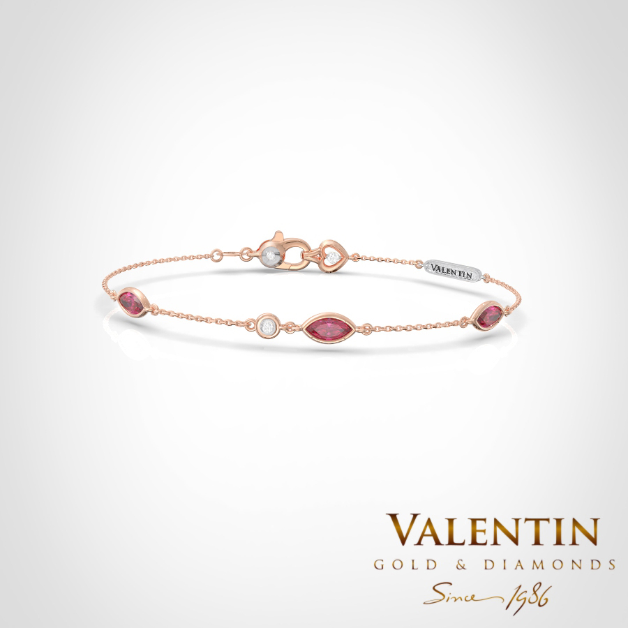 8342 3 Ruby Ellipse Pink