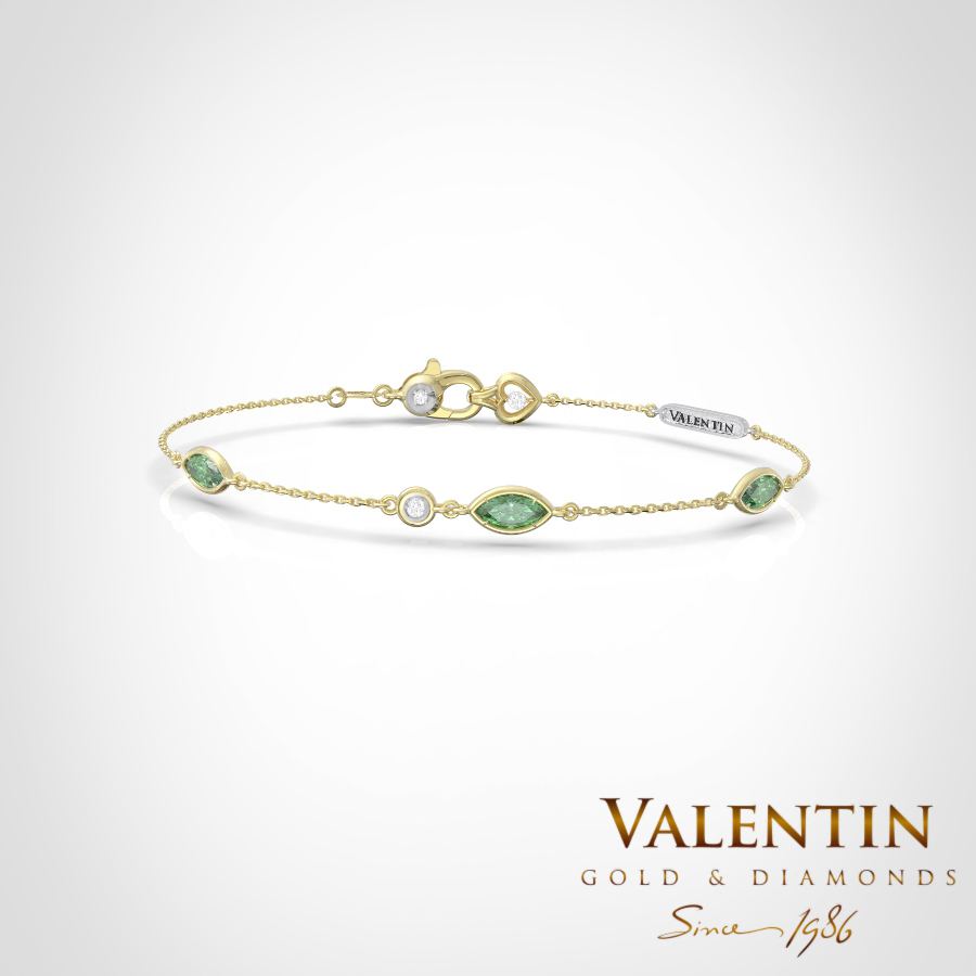 8342 3 Emerald Ellipse Yellow