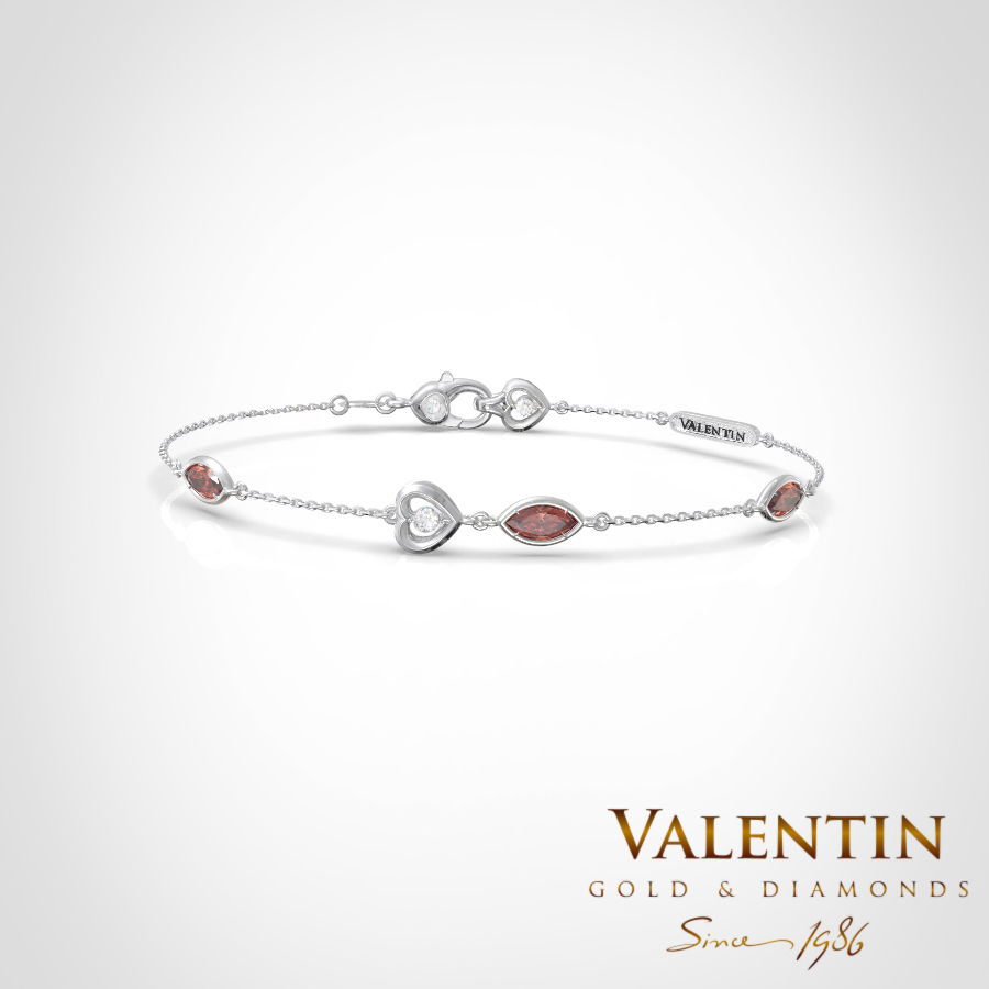8342-1 Garnet Ellipsa White