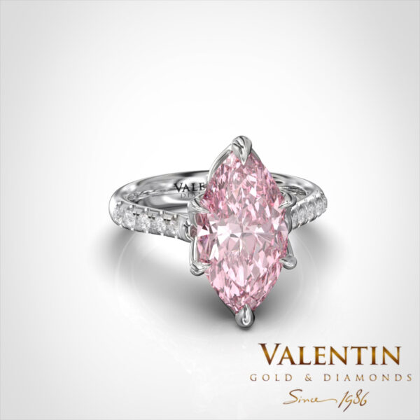 4758 Pink Tourmaline White 12 x 6