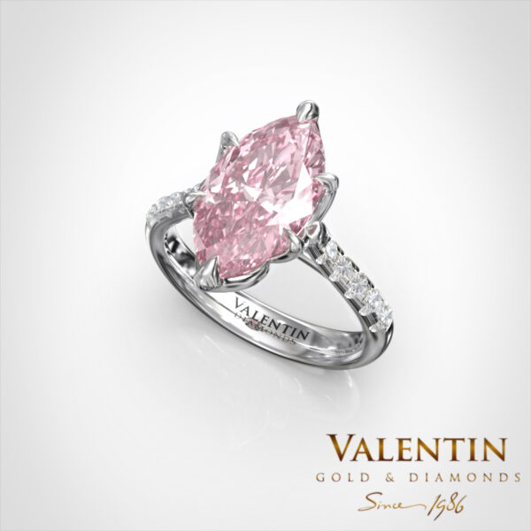 4758 Pink Tourmaline White 12 x 6 2