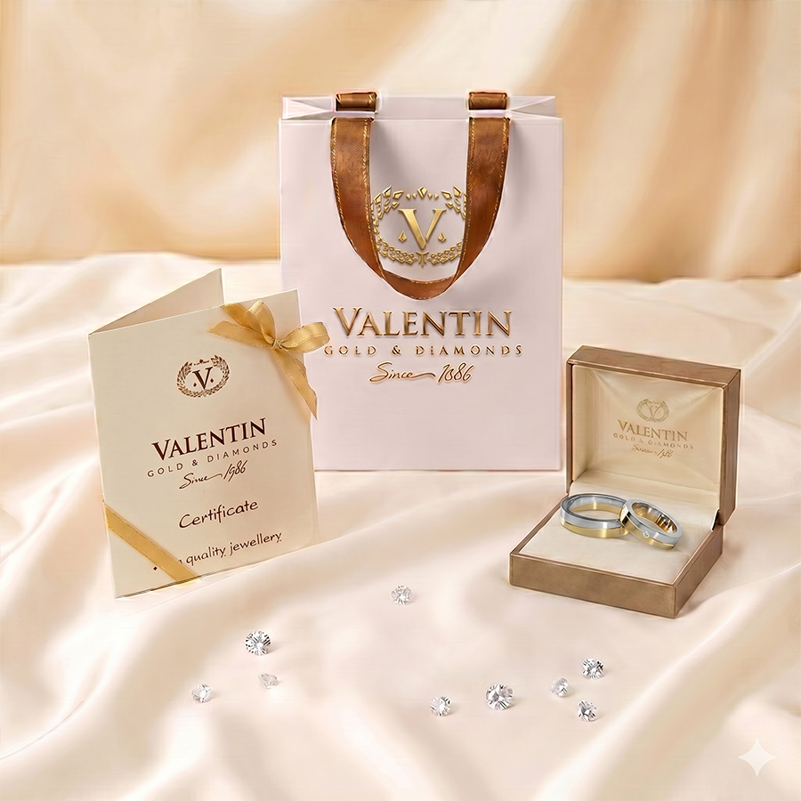 Златни сватбени халки 4293 7 4293 BOX