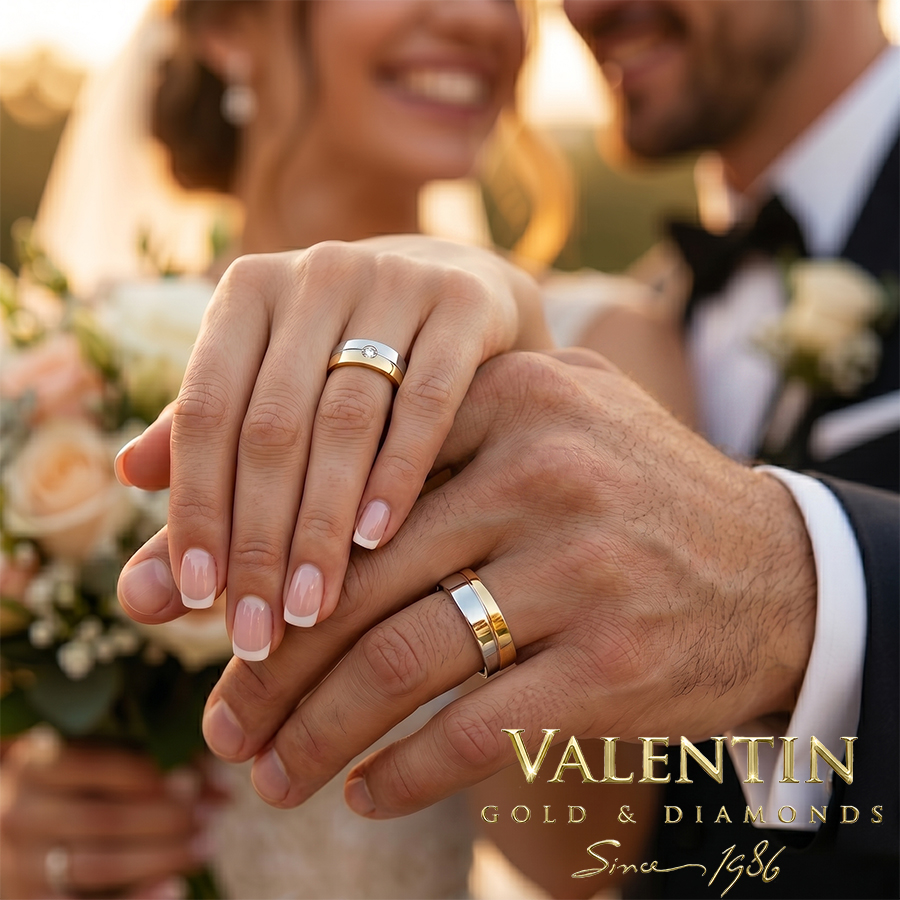 Златни сватбени халки 4293 8 4293 WEDDING