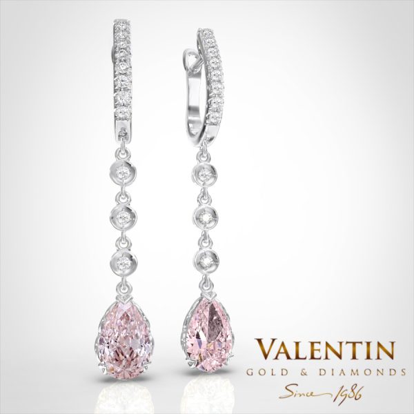 7630 2 White Gold Pink Diamond