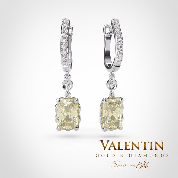 Обеци Yellow Diamond 7631 - Image 2