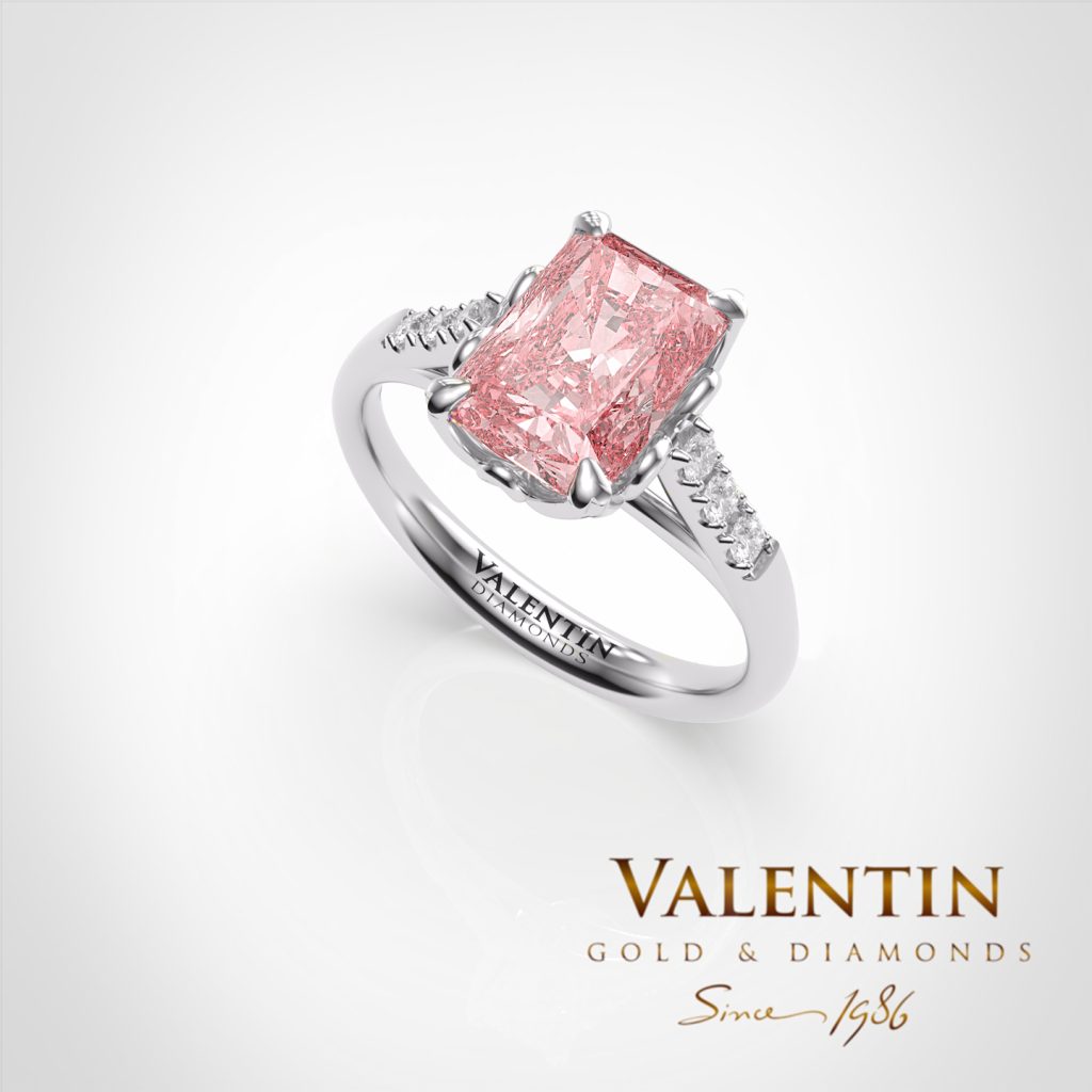 4775-2 White Pink Diamond