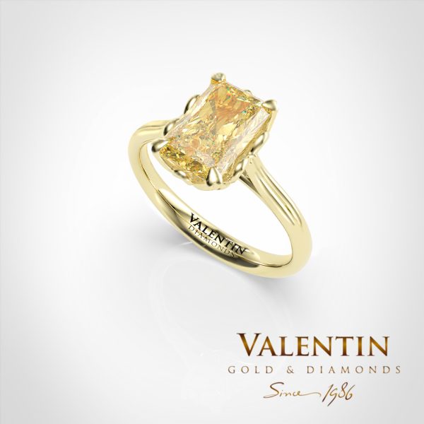 Годежен пръстен Yellow Diamond 4775-1 - Image 2