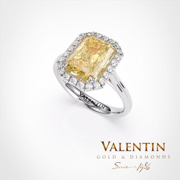 Годежен пръстен Yellow Diamond 4776 - Image 1