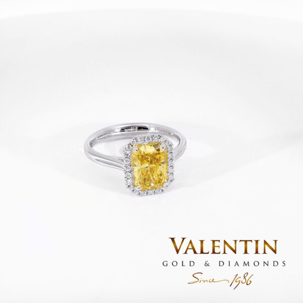 Годежен пръстен Yellow Diamond 4776 - Image 3