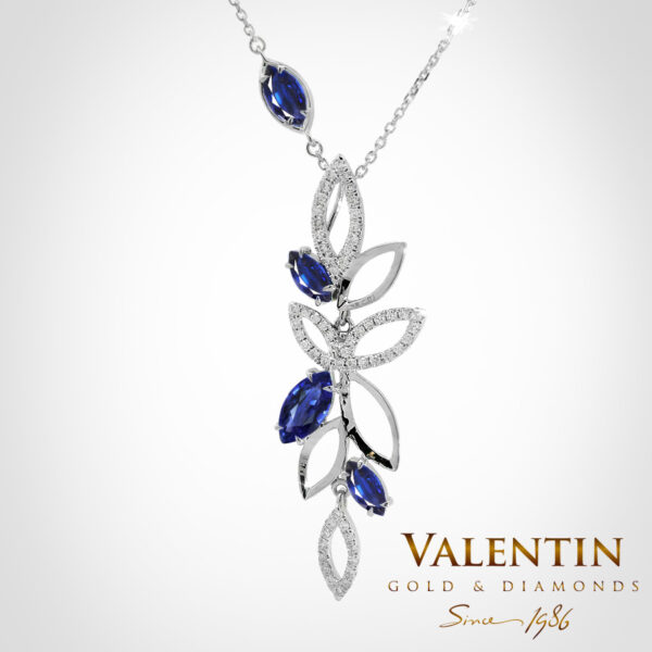 Медальон Marquise Sapphire 6796 - Image 2