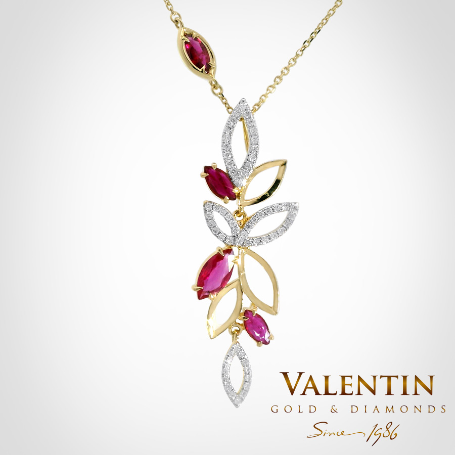 Медальон Marquise Ruby 6796