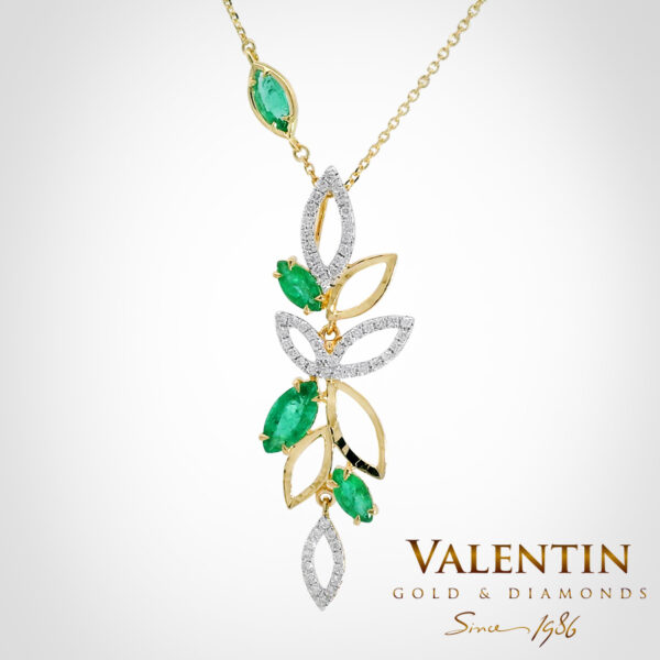 Медальон Marquise Emerald 6796 - Image 1