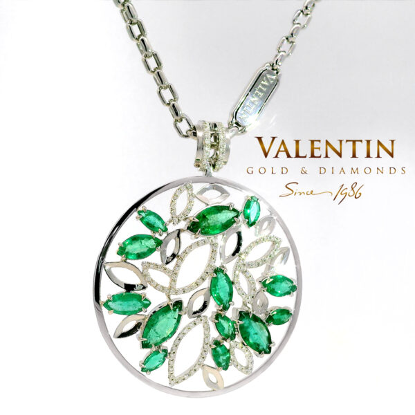 Медальон Marquise Emerald 6160 - Image 3