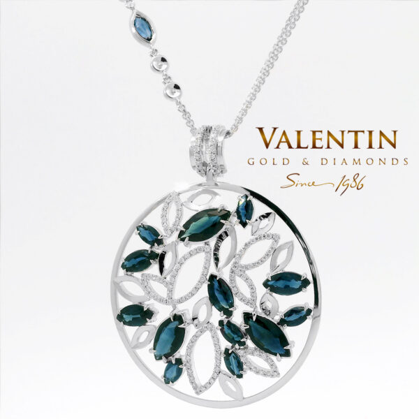 Медальон Marquise Sapphire 6160 - Image 2