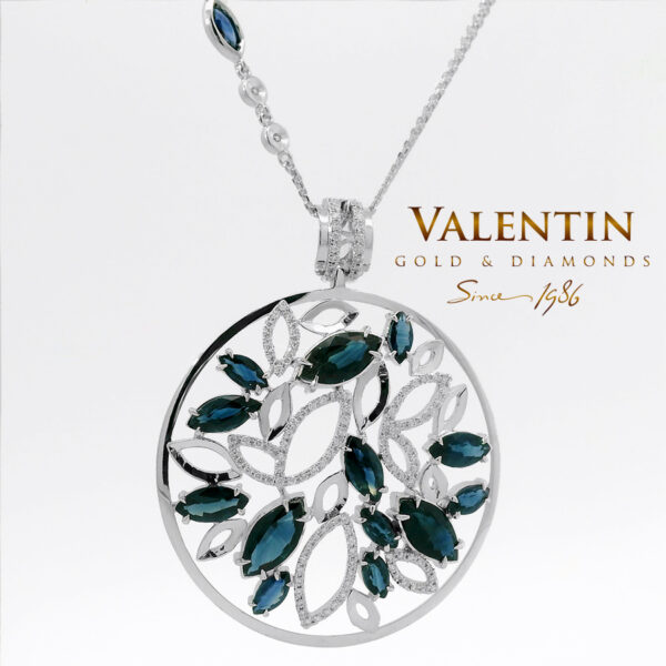 Медальон Marquise Sapphire 6160 - Image 3