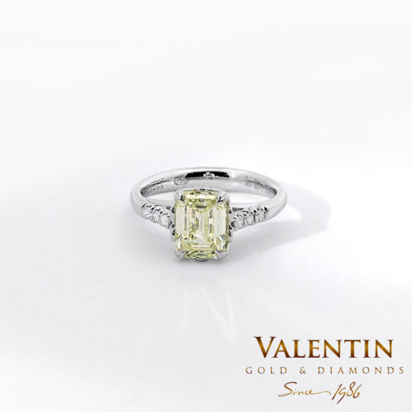 Годежен пръстен Yellow Emerald 4775-2 - Image 2