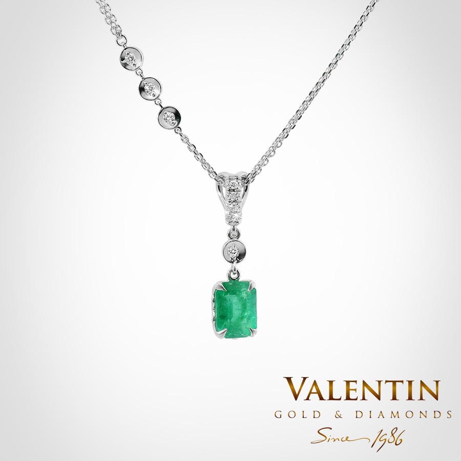 6957 Green Adore NEW | Valentin Gold & Diamonds 6957 Green Adore NEW