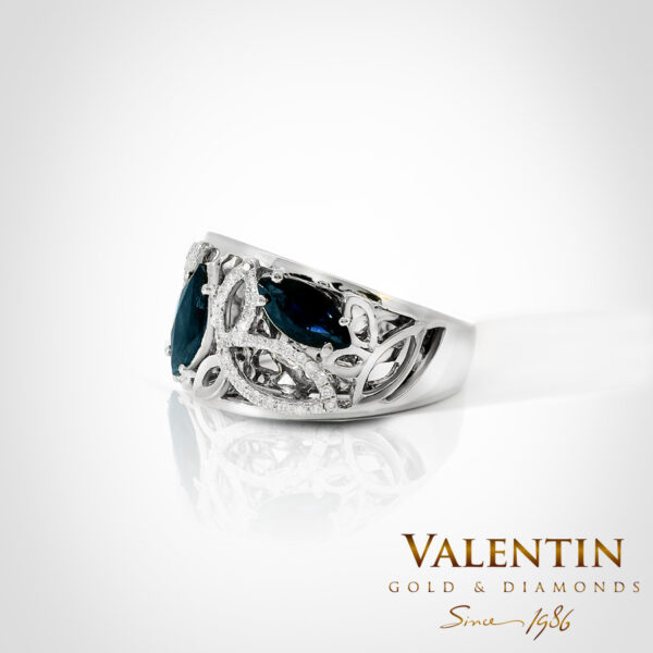 Пръстен Marquise Sapphire 4181 - Image 3