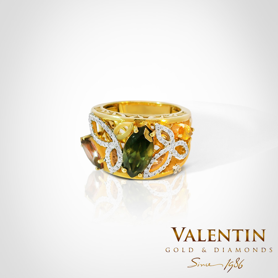Пръстен Marquise Tourmaline 4181