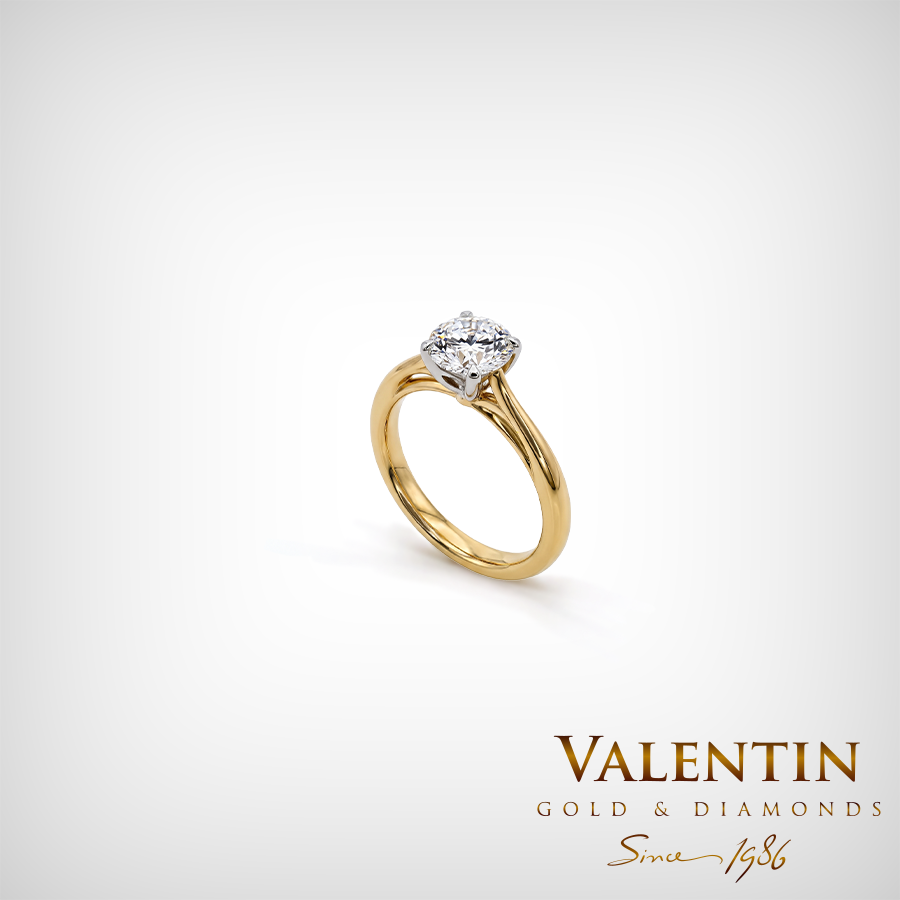 Годежен пръстен Lab 4729 1 4729 Y 1.00ct 21