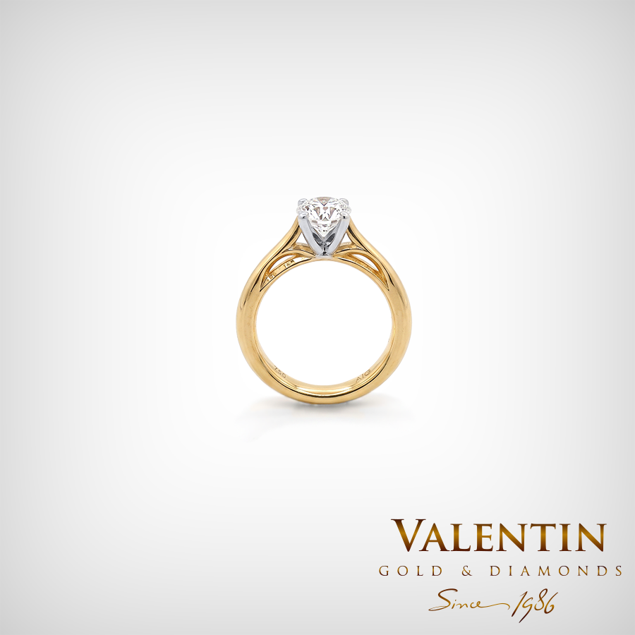Годежен пръстен Lab 4729 2 4729 Y 1.00ct 41